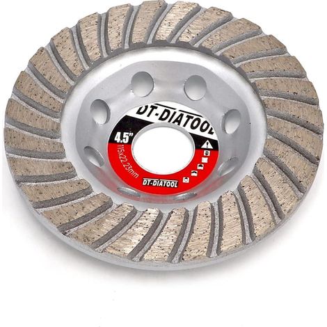 Diamant-Schleifscheibe 115 mm Bohrung 22,23 mm gesintert Turbo Beton (1/5)