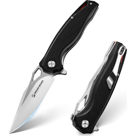 Klappmesser Taschenmesser Outdoor G10 Griff Edelstahl Geschenkbox