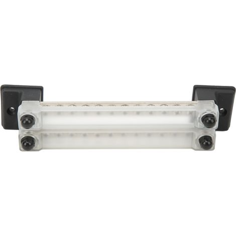 Bloc de distribution électrique avec couvercle 24 bornes 150A 12‑48V pour système électrique voiture camping-car bateau yacht pick-up (1/5)