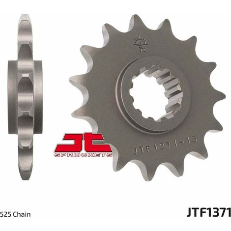 Piñón de transmisión delantero Honda CBR 600 F2 F3 (JTF1371 SUNF-412) - 15 dientes - 525 (1/2)