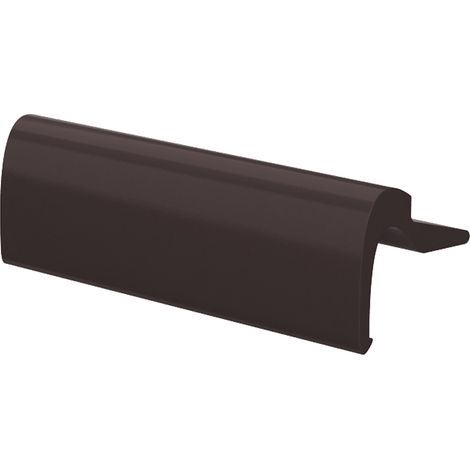 Glasfalzgriff Aluminium Balkontürgriff Terrassentürgriff Ziehgriff Alugriff Türgriff Braun RAL8019 (1/2)