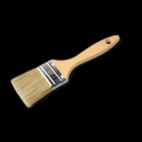 FPLUS paletina doble domestica nº12 , Mezcla de fibras sintéticas y cerdas naturales, virola metálica y mango de madera natural.
Paletina de doble grosor, adecuada para fondos y ap