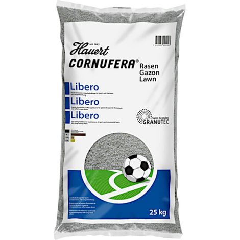 Hauert Cornufera engrais à gazon Libero 25 kg engrais professionnel engrais azoté à long terme