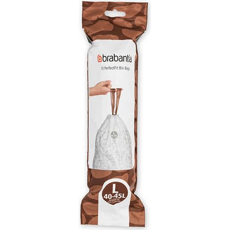 Brabantia Perfectfit Bags Size L 40-45 Litre 10 Bag Roll