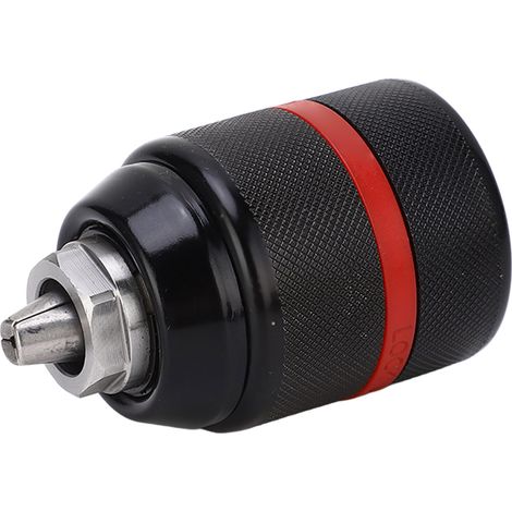 Mandrin de perçage sans clé 1/2‑20UNF, mandrin autoserrant pour perceuse électrique, plage de serrage 2‑13 mm, hexagone 63 mm / 2,5 po (1/5)