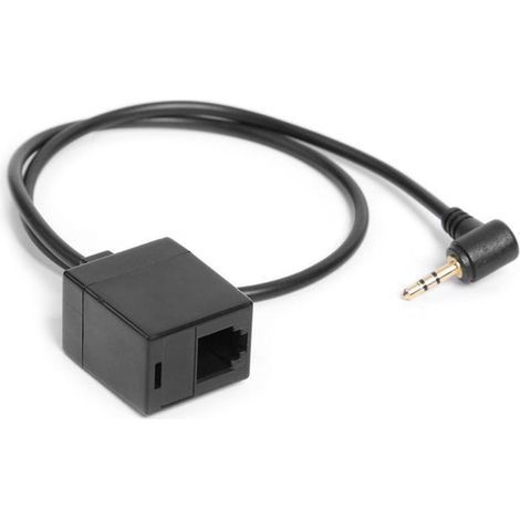 2,5-mm-Klinkenstecker auf RJ9-4P4C-Buchse Adapter-Verlängerungskabel, 2,5-mm-Y-Splitter (1/4)
