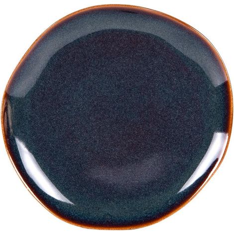 Table Passion - Assiette à dessert Symphony bleu 21 cm (lot de 6) (1/2)