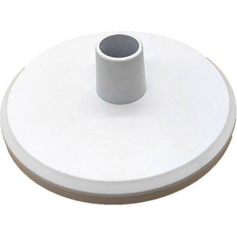 Aspirateur à skimmer de piscine de grande taille (8 pouces) - Plaque de skimmer intégrée blanche - Facile à installer et à remplacer (1/5)