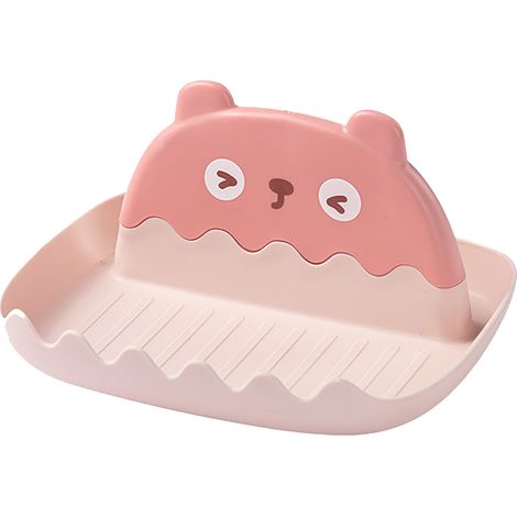 Spoon Rest with Lid Holder Thicken Prevents Deformation Pot Lid Utensil Rest for Household Kitchen Pink (1/5)