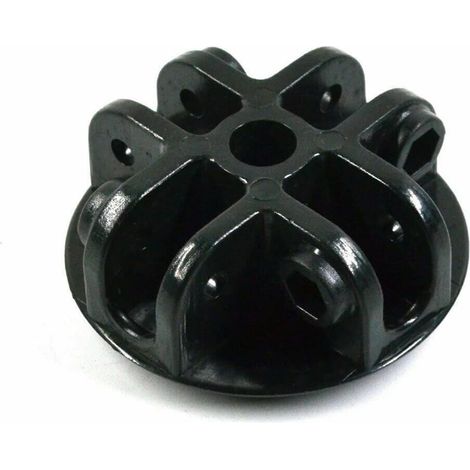 Support Central De Toit 4 Voies - Connecteur Pour Tente Et Tonnelle - Noir - Diamètre 7 Cm (1/5)