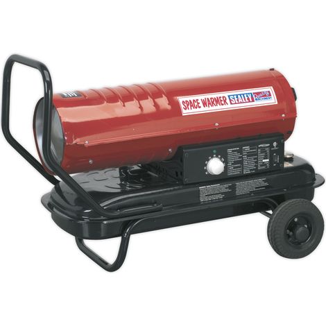 Sealey Space Warmer® Kerosene/Diesel Heater 70,000Btu/hr with Wheels AB7081 (1/2)