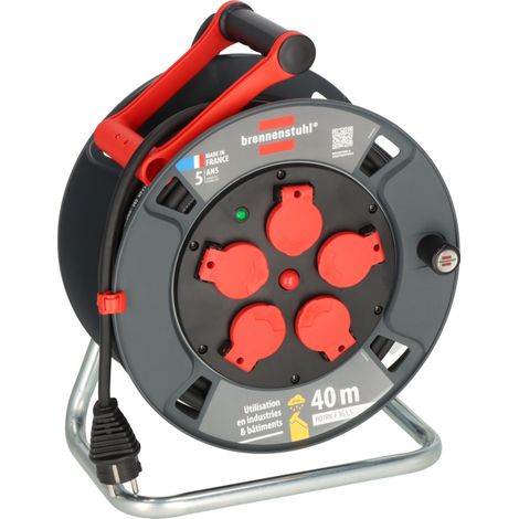 Kabelaufroller 300 KU 4101 Professional, 40 m H07RN-F 3G1,5, IP44 - BRENNENSTUHL - 9231401100 (1/5)