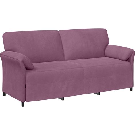 Divano 3-Persone Viola 198 x 83 x 95 cm Velluto vidaXL (1/5)