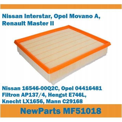 NewParts Filters MF51018 Luftfilter (1/5)