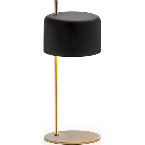 Lampe de chevet élégance dorée et chic - Doré mat et noir élégant (1/4)