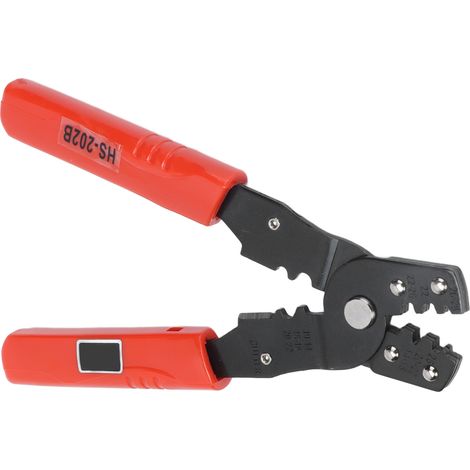 Pince à sertir multifonction HS‑202B pour bornes et câbles, sertissage à froid