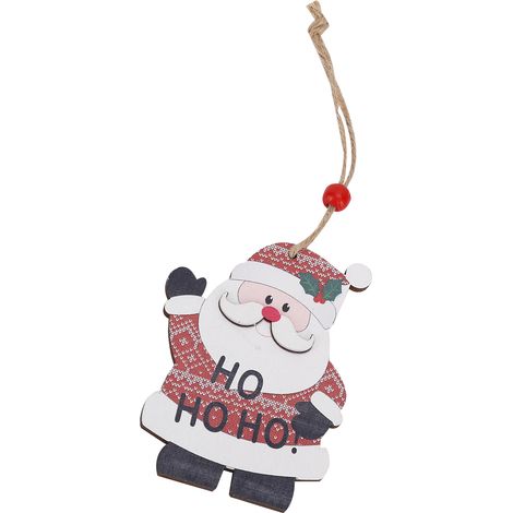 Décoration de Noël en bois à faire soi-même pour le sapin de Noël, idéale pour les fêtes de printemps (HomeElder) (1/5)