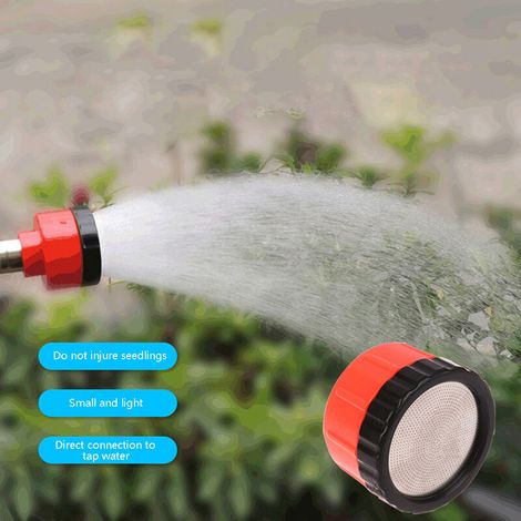 Arroseur de jardin rond en acier inoxydable avec tête de pulvérisation à mailles de 1000 - AquaForge (1/5)