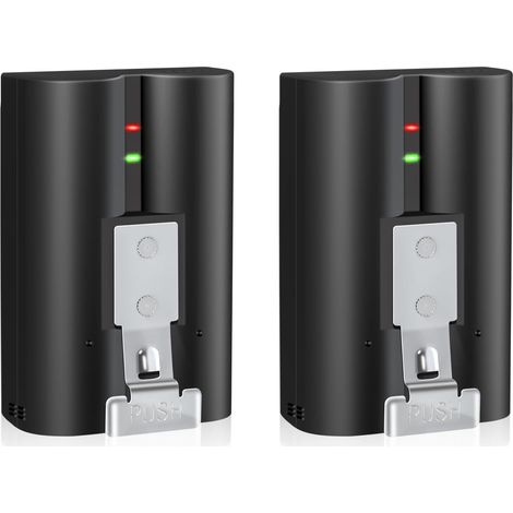 Batteries pour Sonnette Vidéo - 6040mAh 3,65V - Lithium-Ion Rechargeable USB - Compatible Ring Doorbell et Caméra Extérieure - Lot de 2 (1/5)