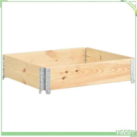 Jardinière surélevée - FAFEICY - 3055168 - 100 x 100 cm - Empilable & pliable - Coins métal galvanisé (1/5)