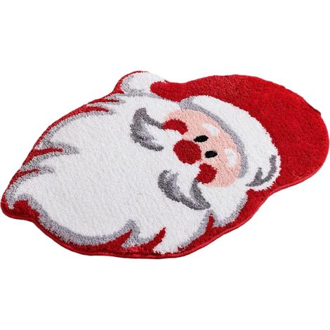 CCYKXA Weihnachts-Badematte, 40,6 x 61 cm, festliche Badematte, Weihnachts-Duschmatte, weiche Badezimmermatte, rutschfeste Matte (1/5)