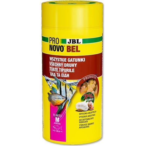 JBL Pronovo Bel Flakes M 250ml - mangime base per pesci (1/4)