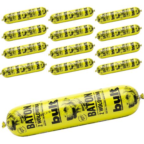 BULT Komplettriegel Nassfutter für Hunde, Rindfleischriegel, 12 x 900 g (1/2)