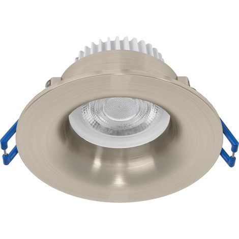 LED spot encastrable Ø 8,8 cm, plafond salle de bain, plat (1/5)