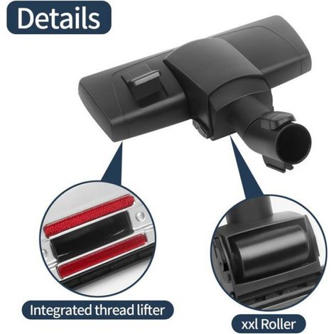 Brosse Aspirateur Universel pour Miele Tubes de 35 mm, S1 S2 S4 S5 S6 S8, Compact C1 C2 C3 Complete C1 C2 C3 Classic C1 Series (1/5)