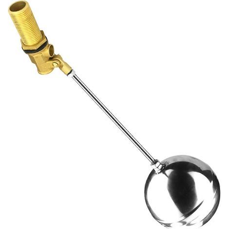 Vannes à flotteur en laiton silencieuses de 1/2 pouce pour châteaux d'eau, réservoirs d'eau et pompes de réservoir d'eau. Couleurs multicolores durables. Valve d'origine 5CM 3 (1/5)