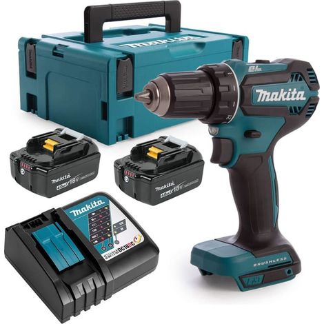 Bohrschrauber 18V LXT (2x4,0 Ah) in MAKPAC - MAKITA DDF485RMJ