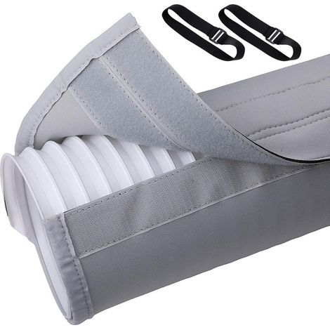 Gaine de protection isolée pour tuyau de climatiseur portable (150 x 50 cm) - Facile à installer (1/5)