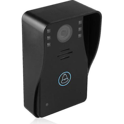 7-Zoll-Video-Türsprechanlagen-Set mit Türklingel, 1 Kamera, 2 Monitoren, Nachtsichtfunktion und 1000 TVL IR-Sperrfilter. (1/5)