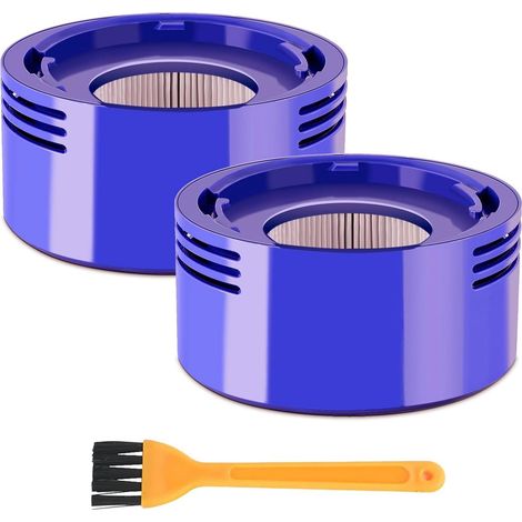 Ersatzfilter für Dyson Staubsauger V7, V8 Animal, V8 Absolute, SV10 und SV11 – HEPA-Nachfilter-Set. Teilenummern: 965661-01 und 967478-01.