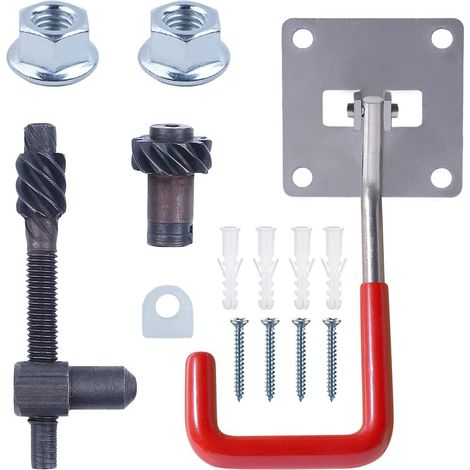 Lot de 2 vis guide  Kit de vis de tendeur de chaîne pour Husqvarna 435 445 450 Scie à chaîne 575260403, Crochets de garage - Crochets utilitaires robustes et réglables pour rangement mural (1/5)