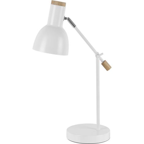 Flexo Tejo 1xe27 Blanco/haya Orientable 50x15x16,5cm