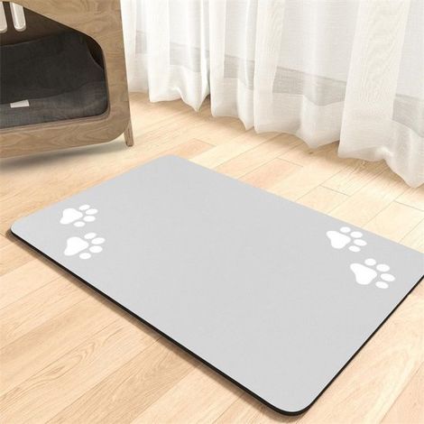 Tapis d'alimentation pour chiens et chats, format XXL 50 x 80 cm. Tapis en terre de diatomées. Séchage rapide. (1/5)
