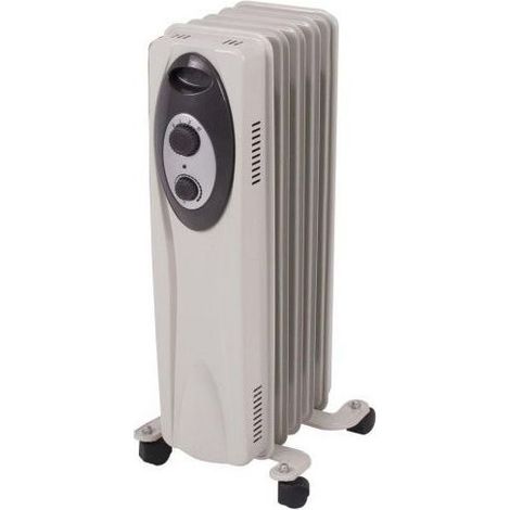 Radiateur à huile sp unelvent Sahara 2503 blanc 1000 2500 W (1/2)