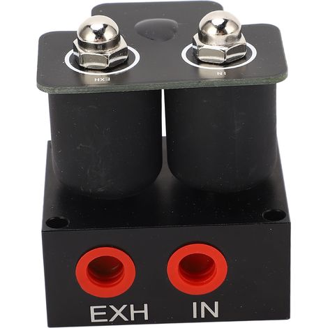 Collecteur de suspension pneumatique 12V 1/4NPT avec électrovanne 0-200Psi universel pour voitures et motos (1/5)