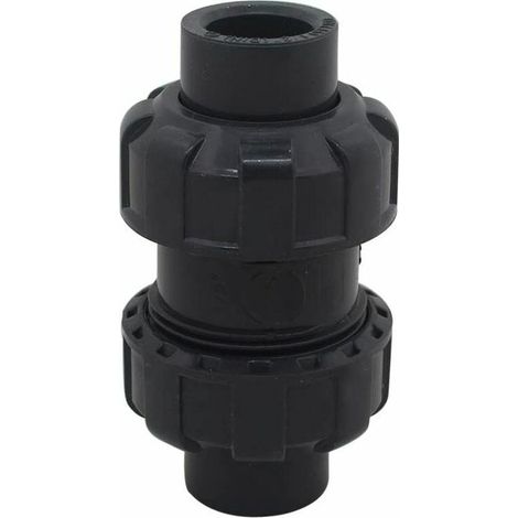 Clapet anti retour a boule 20 25 32 40 50 63mm clapet piscine clapet antiretour anti refoulement pvc vanne soupape anti retour (Diamètre intérieur 40mm)