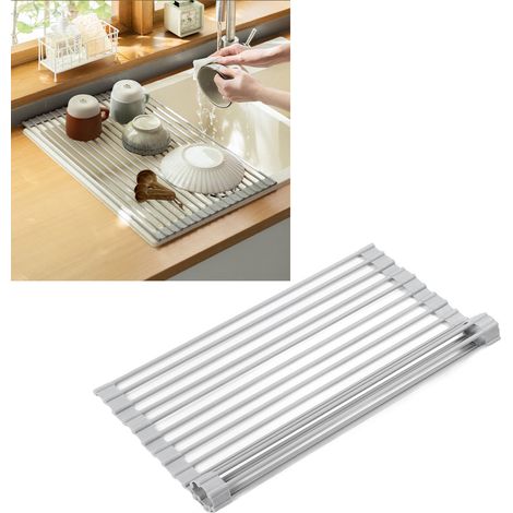Égouttoir de cuisine, égouttoir antidérapant en silicone (1/5)
