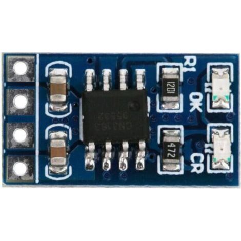 Module de Contrôleur de Panneau Solaire MPPT, 1A 4.46.5V Entrée, 4.2V Sortie, 18650 LiPo Li-ion Module de chargeur de batterie au lithium Protection de charge de batterie Fonctions (Sans Pin) (1/4)