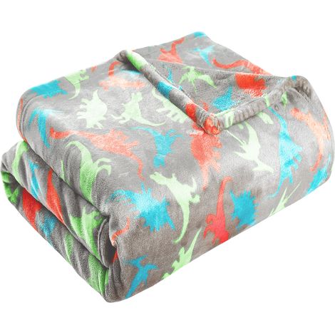 Plaid enfant polyester gris 130x150cm (1/3)