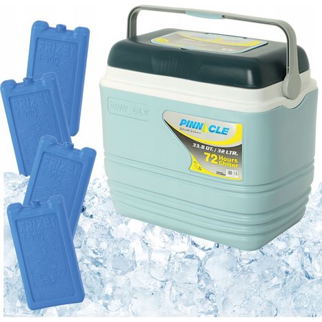 Nevera portátil Pinnacle TPX7000 de 32 litros, azul, 4 neveras de 0,5 litros (1/5)