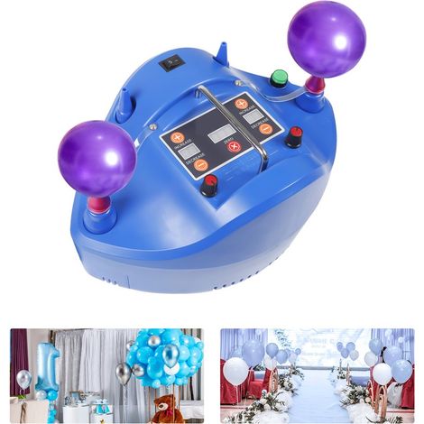 Bomba eléctrica para globos de 1200 vatios, inflador de caudal constante, inflador de globos con soplador automático. (1/5)