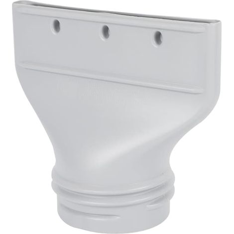 Adaptateur de fenêtre pour climatiseur, adaptateur de tuyau plat flexible, adapté aux tuyaux d'évacuation de climatiseur de fenêtre de diamètre 130 mm/150 mm, connexion au port d'évacuation. (1/5)