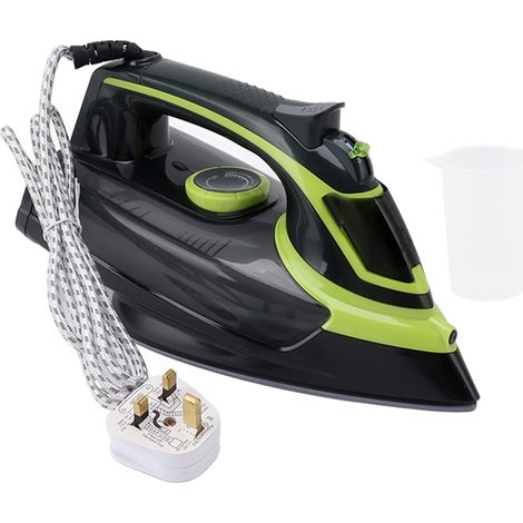Fer à vapeur portatif 2400W avec réservoir d'eau, fer à repasser à sec et vapeur, machine à repasser, prise UK 220V (1/5)