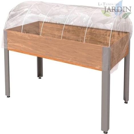 Suinga – Bâche de protection pour serre – Dimensions 153x73x30 cm – Extra-épaisse et imperméable – Installation facile pour tables de culture
