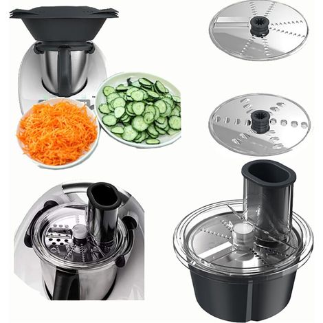 Thermomixer Coupe-légumes Blender Accessoires pour Thermomix T M5 T M6 Acier Inoxydable Multifonctionnel A+B Cutter Set