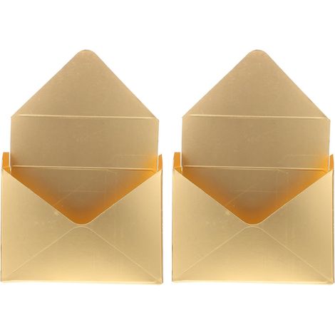 2pcs Boîtes D'emballage pour Fleurs en Carton D'enveloppe Élégantes et Décoratives pour Stockage de Cartes et Snacks, pour Anniversaire et Usage Quotidien (1/5)